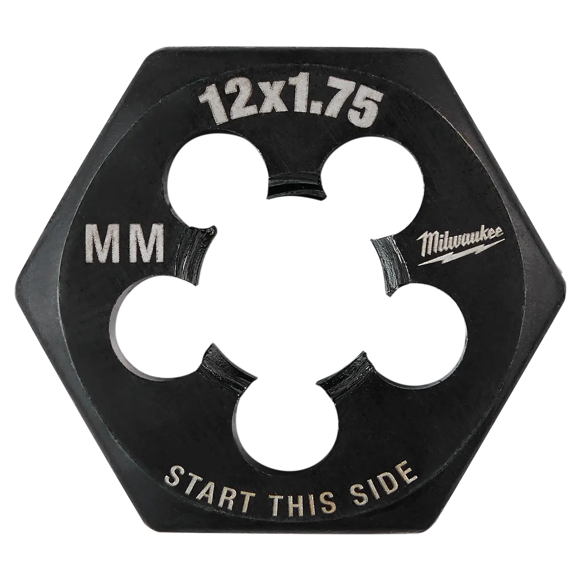 M12-1.75 mm 1-Inch Hex Threading Die
