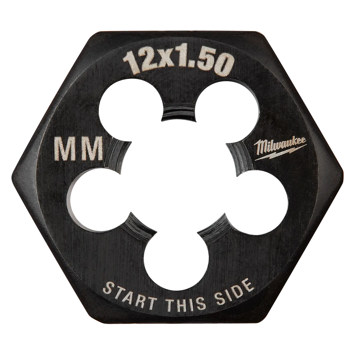 M12-1.50 mm 1-Inch Hex Threading Die