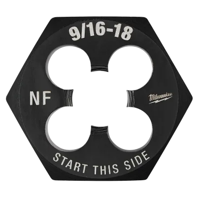 9/16"-18 NF 1-7/16" Hex Threading Die