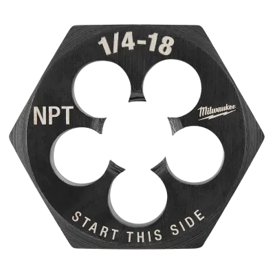 1/4"-18 NPT 1-7/16" Hex Threading Die