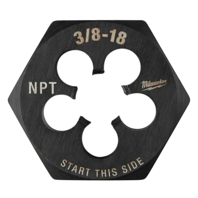 3/8"-18 NPT 2-1/6" Hex Threading Die