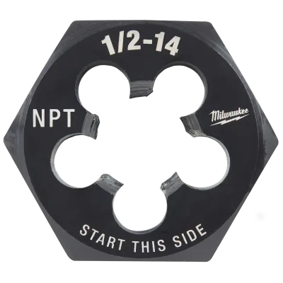 1/2"-14 NPT 2-1/6" Hex Threading Die