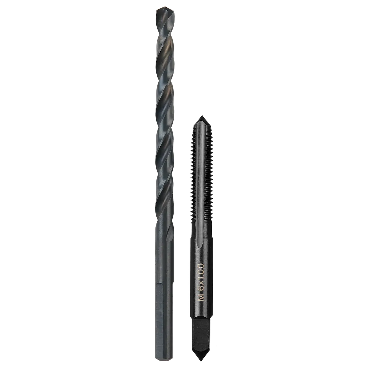 M6-1.00 mm Straight Flute Plug Tap & #9 Drill Bit