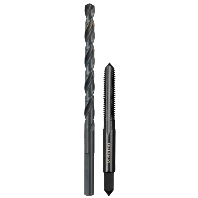 M6-1.00 mm Straight Flute Plug Tap & #9 Drill Bit