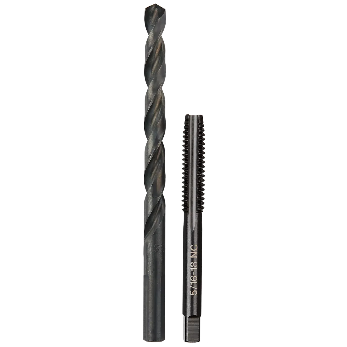5/16"-18 Straight Flute Plug Tap & F Drill Bit