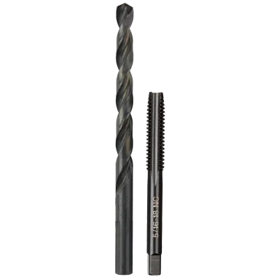 5/16"-18 Straight Flute Plug Tap & F Drill Bit
