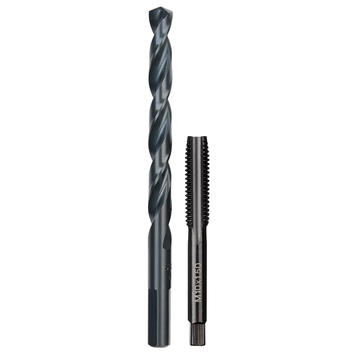 M10-1.50 mm Straight Flute Plug Tap & R Drill Bit