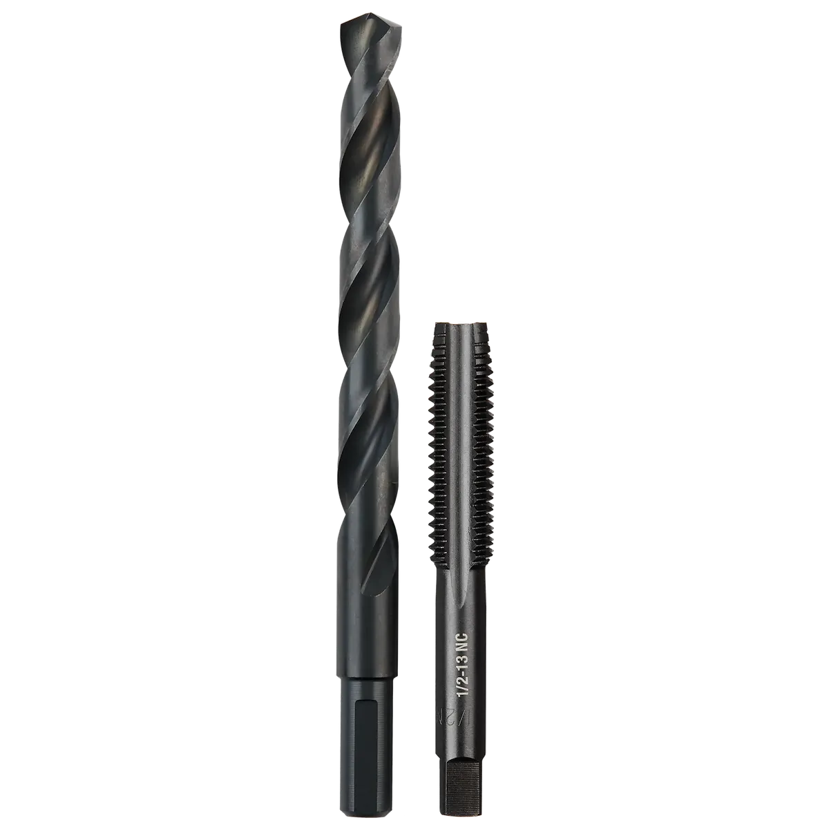 1/2"-13 Straight Flute Plug Tap & 27/64" Drill Bit