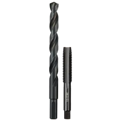 1/2"-13 Straight Flute Plug Tap & 27/64" Drill Bit