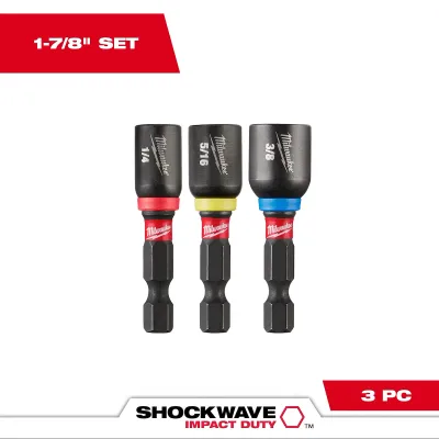 SHOCKWAVE Impact Duty™ 1-7/8" Magnetic Nut Driver Set 3PC