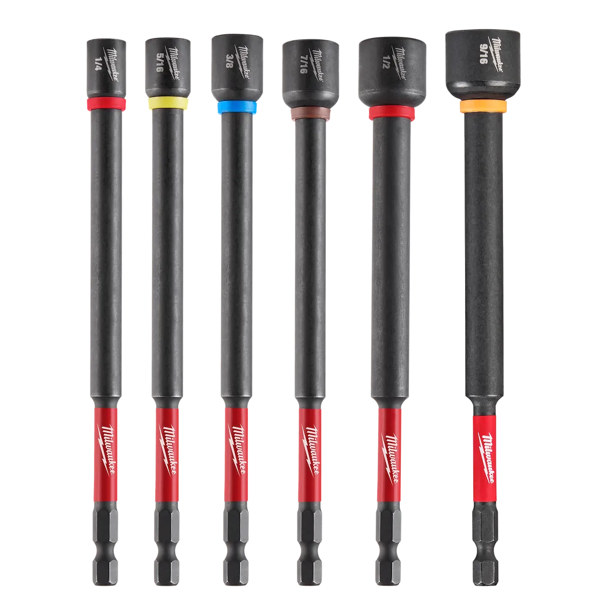 (6PC) SHOCKWAVE™ Impact Duty 6" Magnetic Nut Driver Set