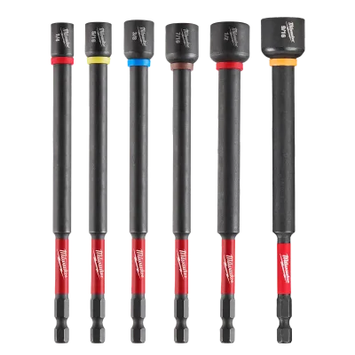 (6PC) SHOCKWAVE™ Impact Duty 6" Magnetic Nut Driver Set