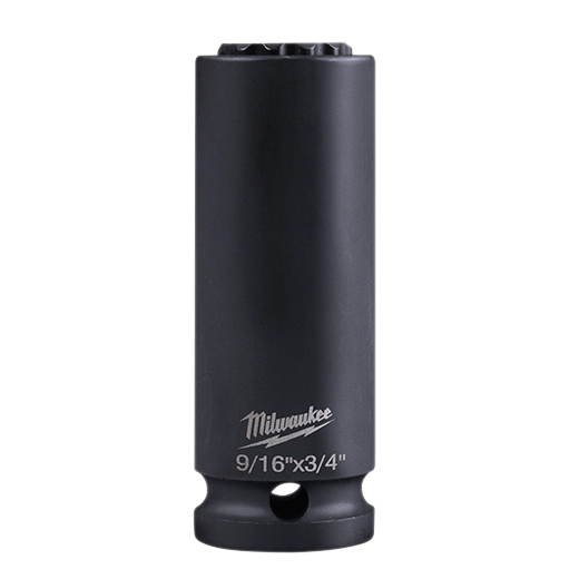 9/16" & 3/4" SHOCKWAVE™ Lineman's 2-IN-1 12 Point Socket