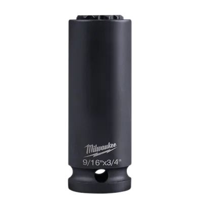 9/16" & 3/4" SHOCKWAVE™ Lineman's 2-IN-1 12 Point Socket