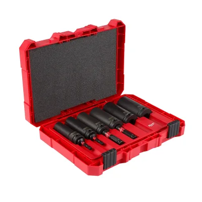 (10PC) SHOCKWAVE Lineman's 2-IN-1 12PT Socket Set