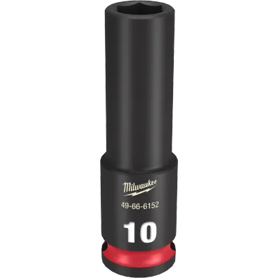 Milwaukee Tool SHOCKWAVE Impact Duty 3/8" Drive 6 Point Socket 49-66-6152