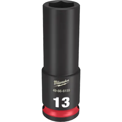 Milwaukee Tool SHOCKWAVE Impact Duty 3/8" Drive 6 Point Socket 49-66-6155
