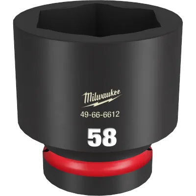 Milwaukee Tool SHOCKWAVE Impact Duty 1" Drive 6 Point Socket 49-66-6612