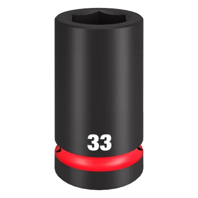 SHOCKWAVE Impact Duty™ 1" Drive 33mm Deep 6 Point Socket