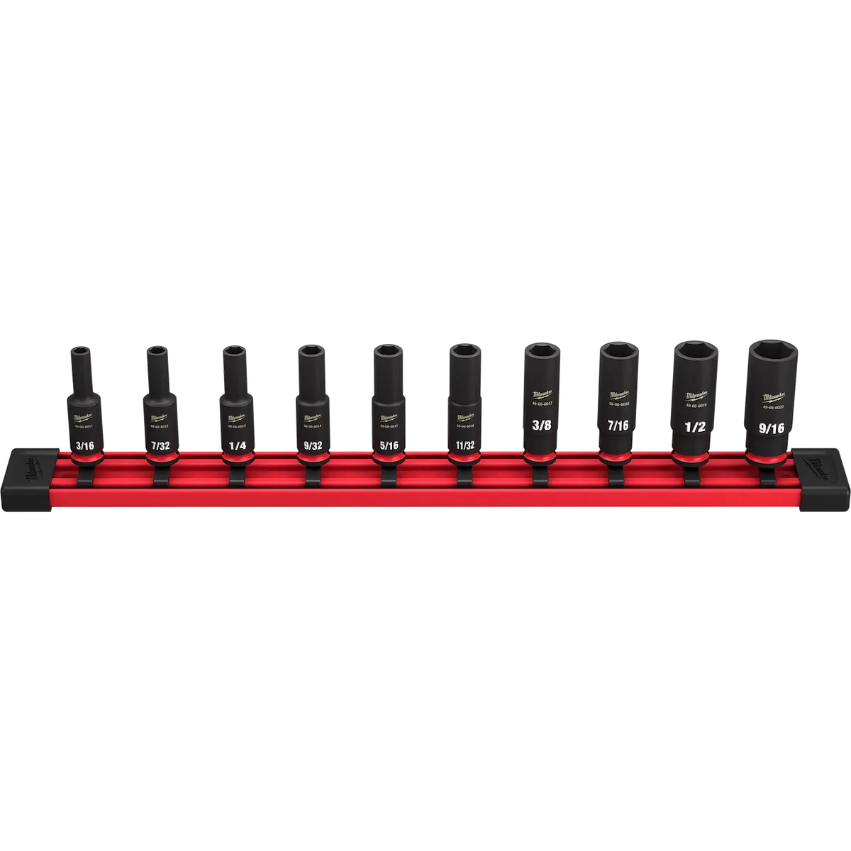 (10PC) 1/4" Drive SAE SHOCKWAVE™ Impact Duty™ 6 Point Socket Set