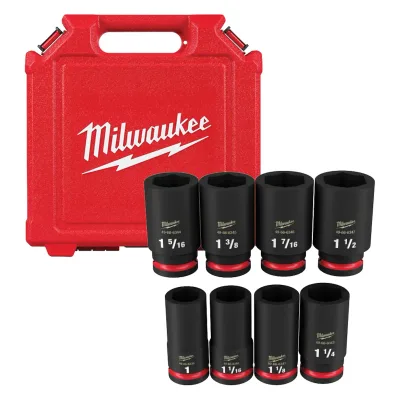(8PC) SHOCKWAVE Impact Duty™ 3/4" Drive 6 Point Socket Set