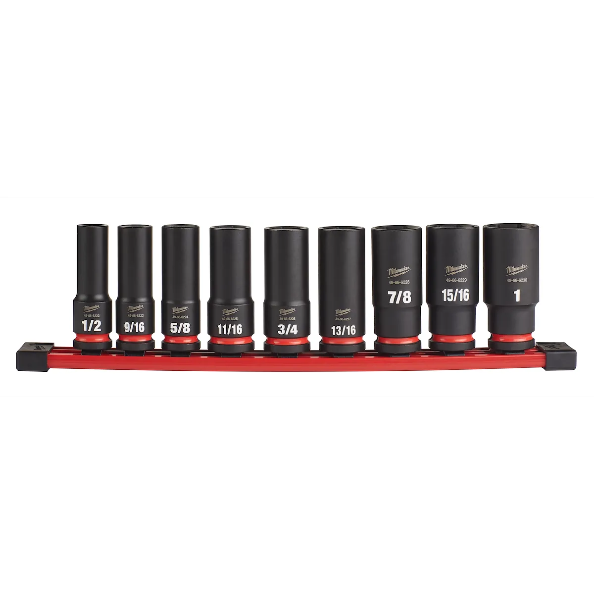 (9PC) SHOCKWAVE™ Impact Duty 1/2" Drive 6 Point Socket Sets