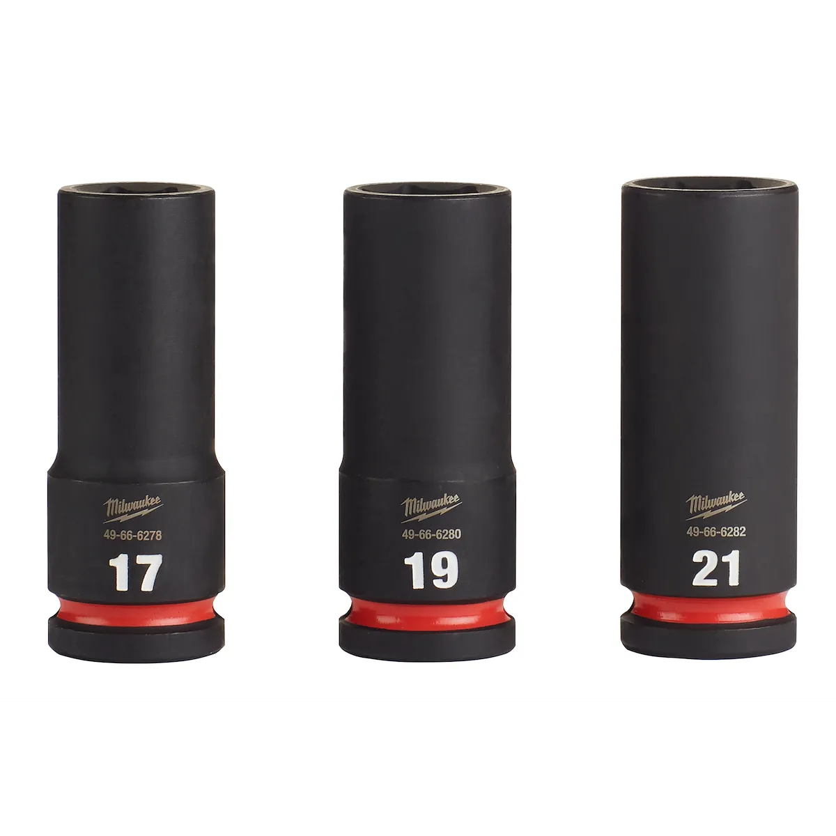 (3PC) SHOCKWAVE Impact Duty™ 1/2" Drive 6 Point Socket Sets