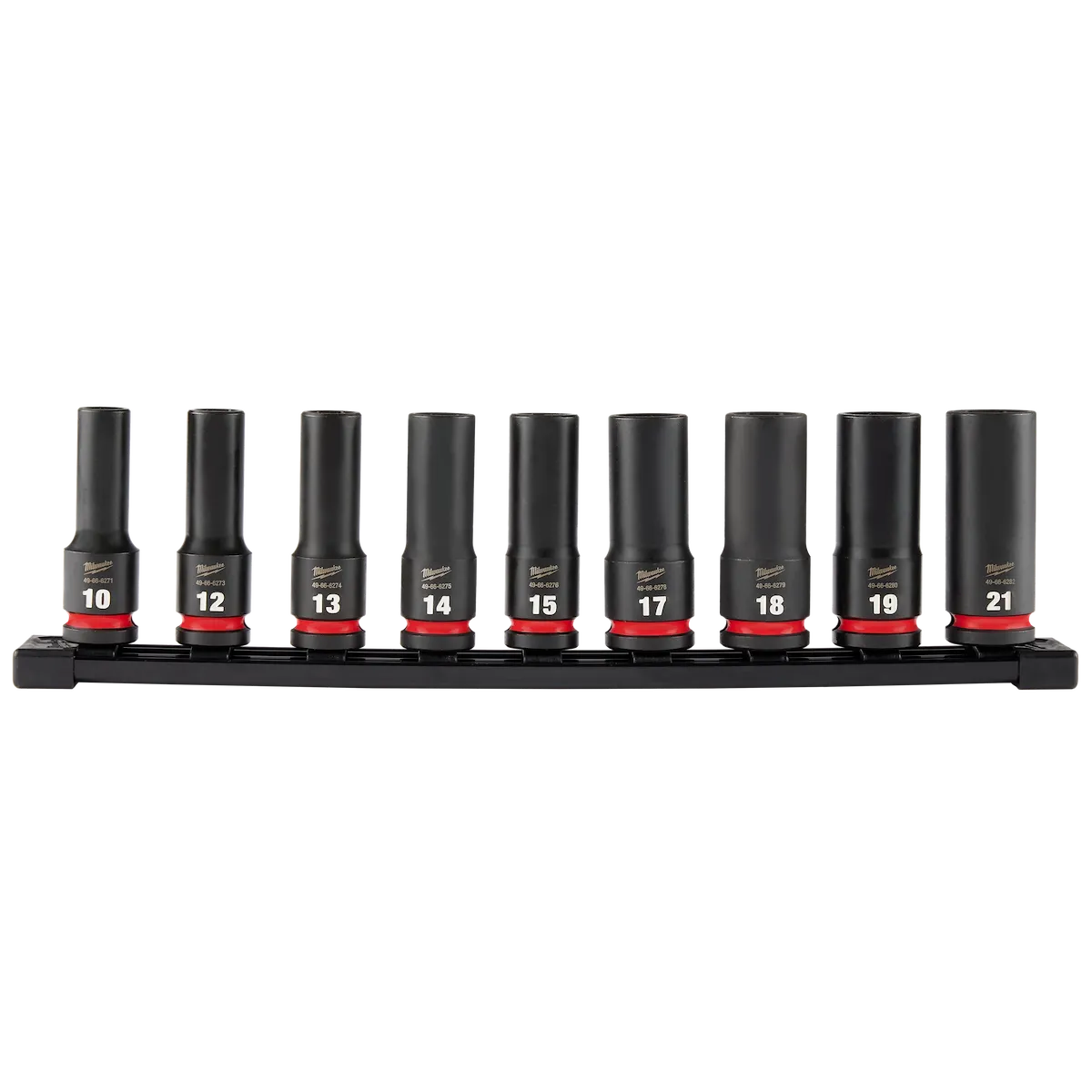 (9PC) SHOCKWAVE Impact Duty™ 1/2" Drive Metric Deep 6 Point Socket Set