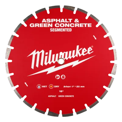 16" Asphalt & Green Concrete Segmented Diamond Blade