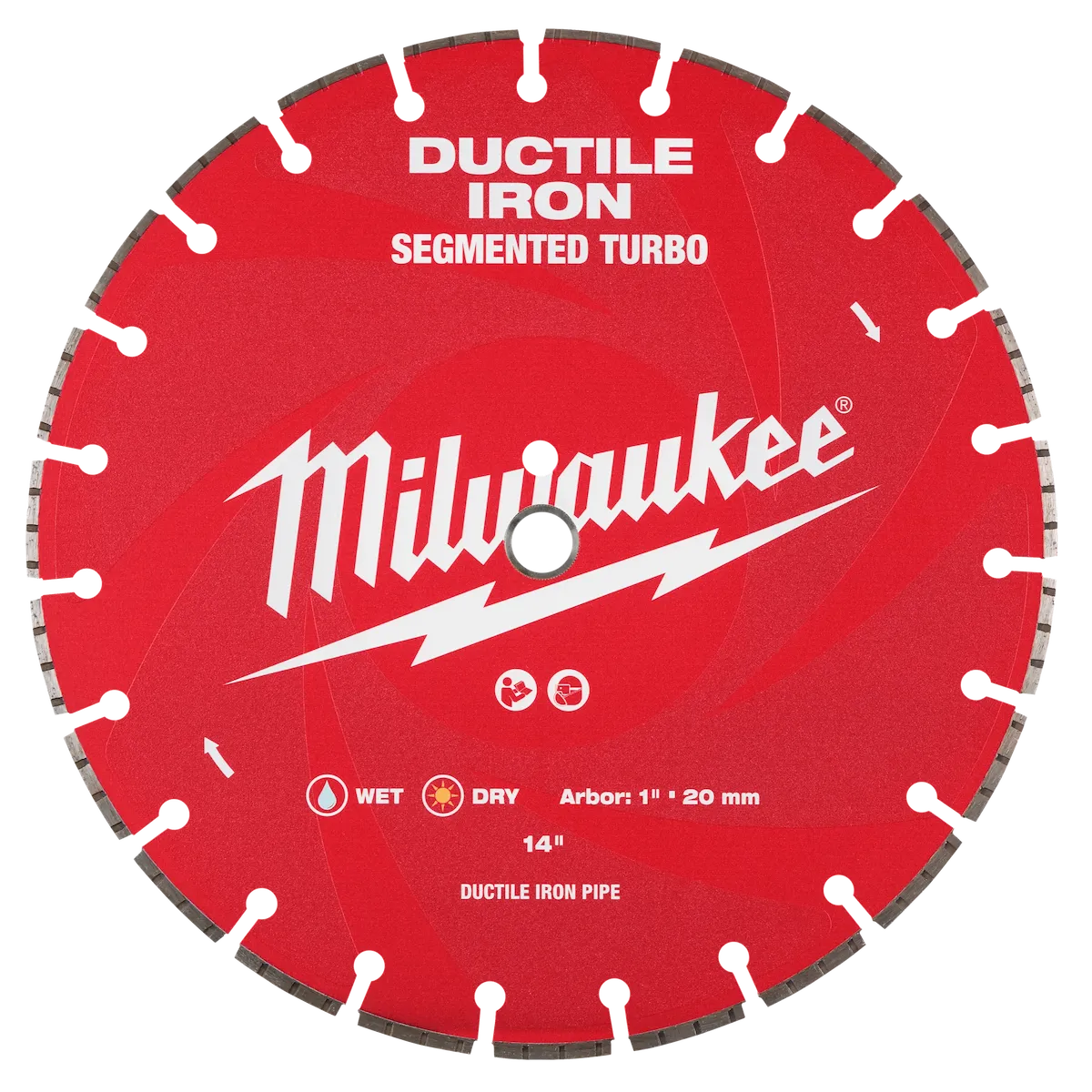 14" Ductile Iron Segmented Diamond Blade