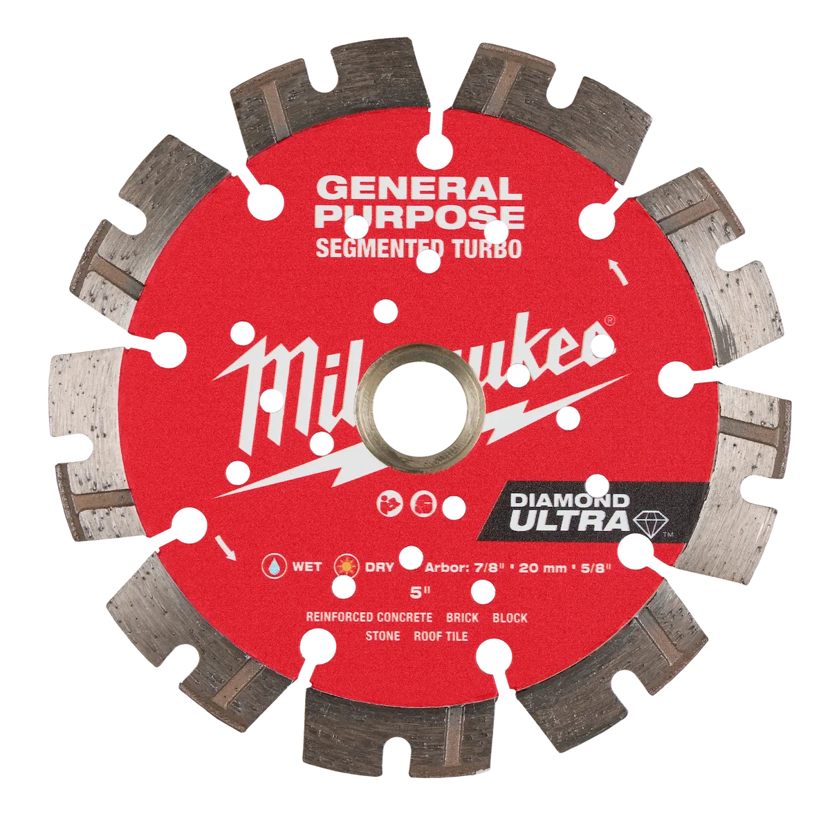 5" DIAMOND ULTRA™ Segmented Turbo, General Purpose Diamond Blade