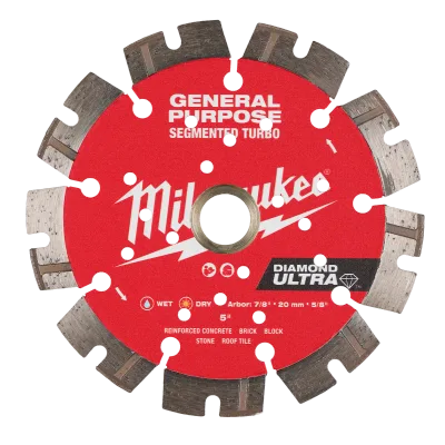 5" DIAMOND ULTRA™ Segmented Turbo, General Purpose Diamond Blade