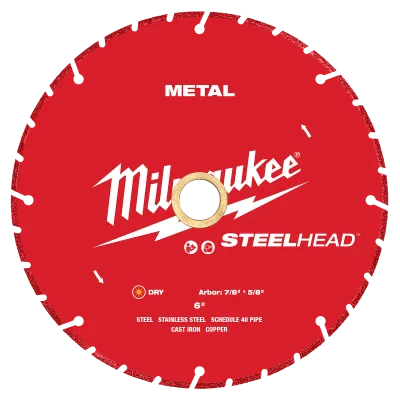 6" STEELHEAD™ Metal Cutting Diamond Blade