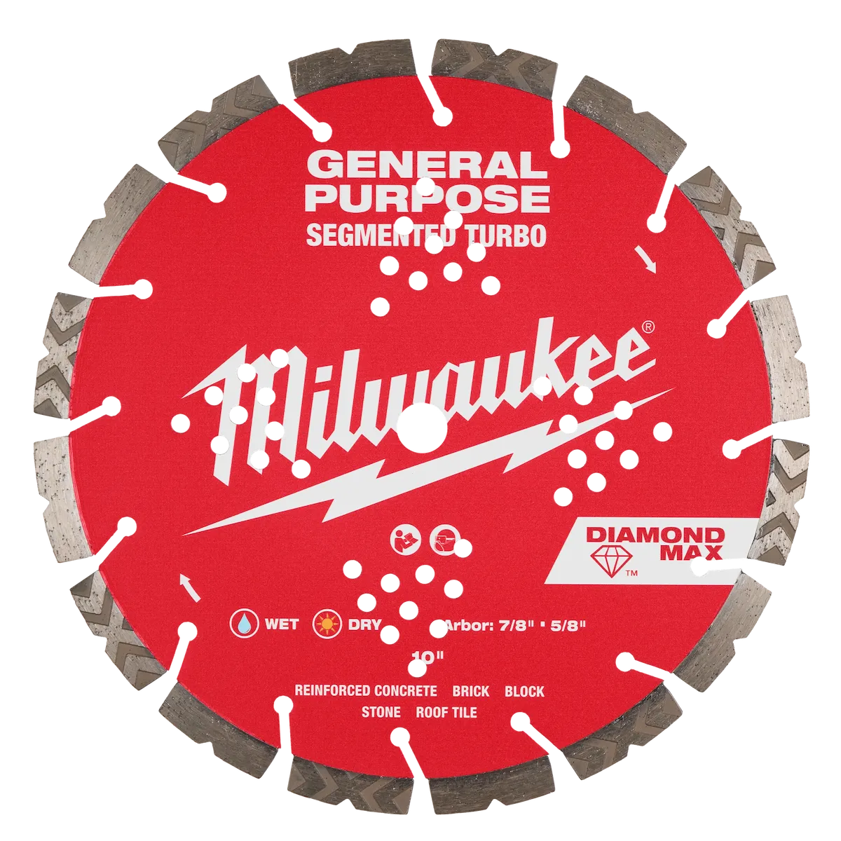 10" DIAMOND MAX™ Segmented Turbo, General Purpose Diamond Blade