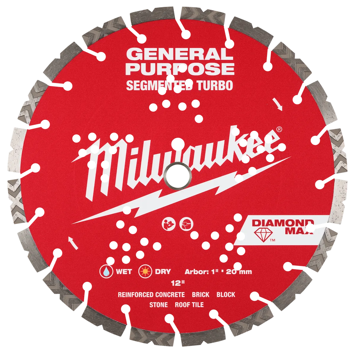 12" DIAMOND MAX™ Segmented Turbo, General Purpose Diamond Blade