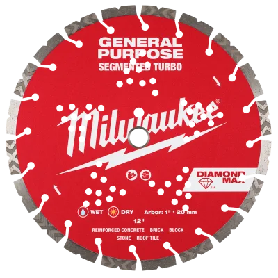 12" DIAMOND MAX™ Segmented Turbo, General Purpose Diamond Blade