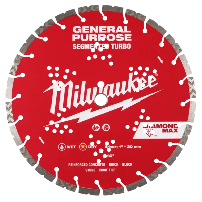 14" DIAMOND MAX™ Segmented Turbo, General Purpose Diamond Blade