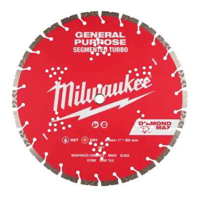 16" DIAMOND MAX™ Segmented Turbo, General Purpose Diamond Blade