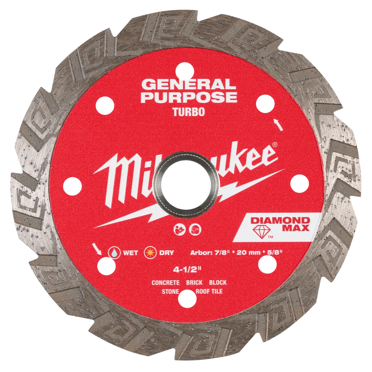 4-1/2" DIAMOND MAX™ Turbo, General Purpose Diamond Blade