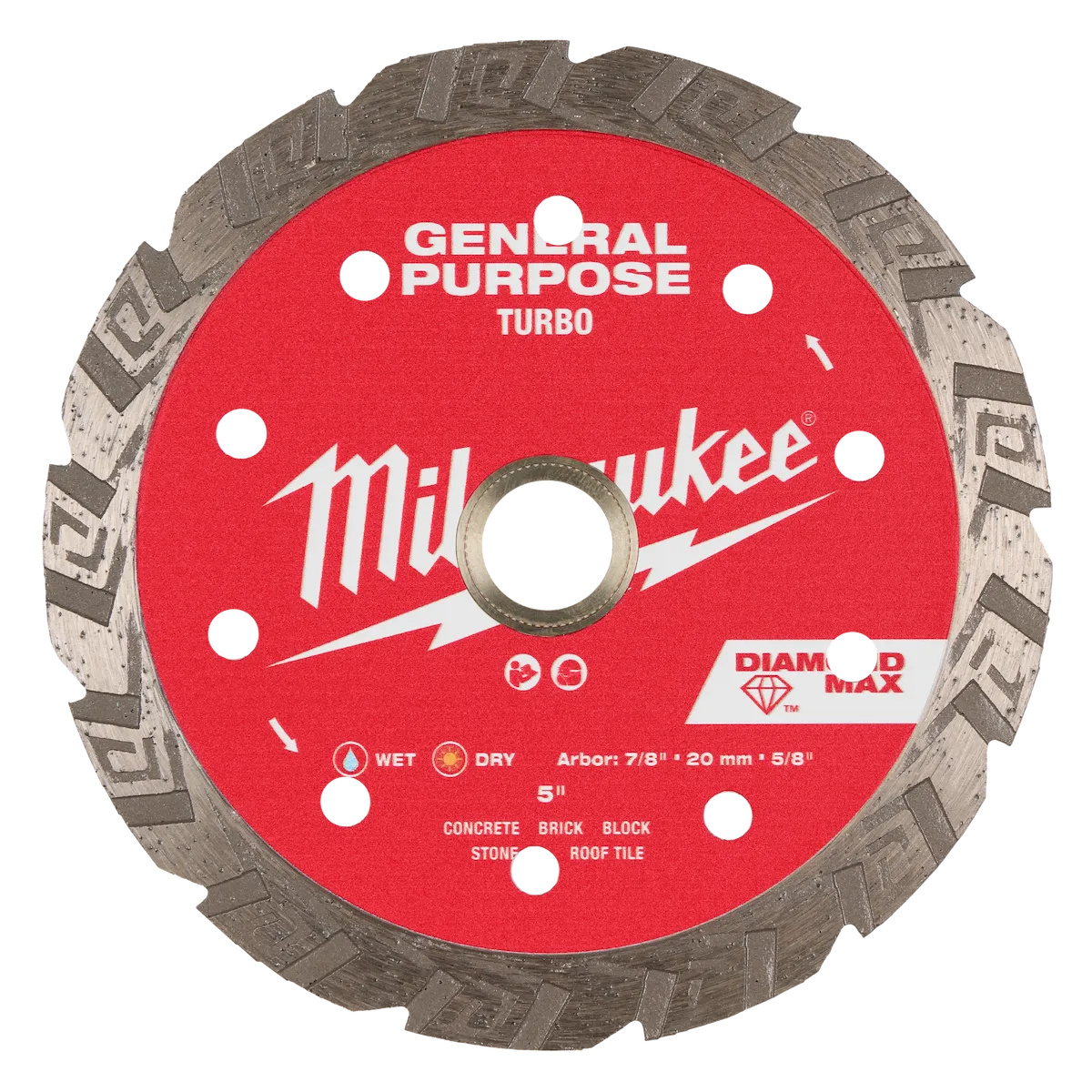 5" DIAMOND MAX™ Turbo, General Purpose Diamond Blade
