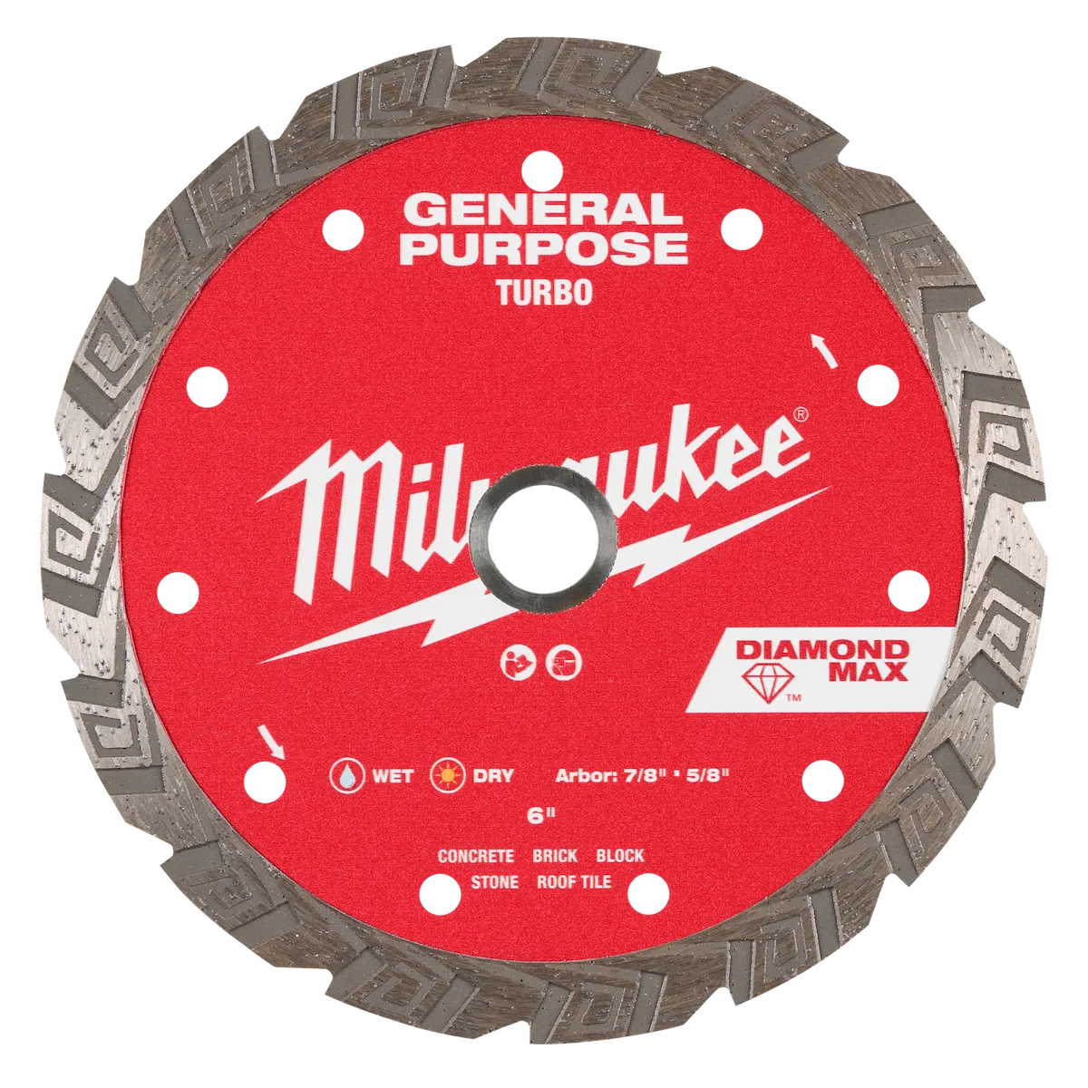 6" DIAMOND MAX™ Turbo, General Purpose Diamond Blade