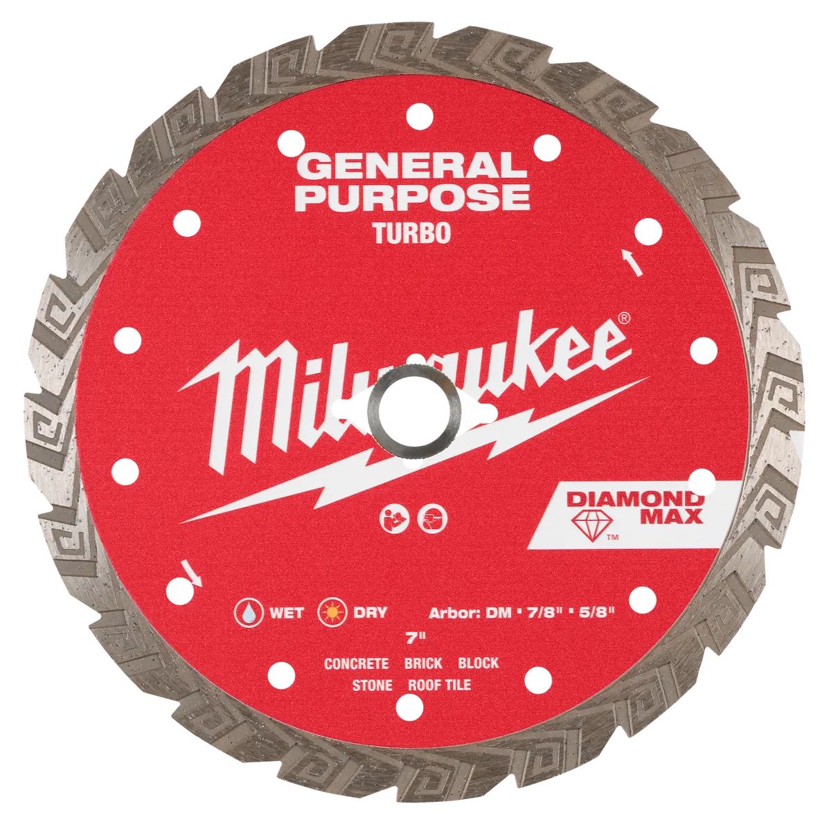 7" DIAMOND MAX™ Turbo, General Purpose Diamond Blade