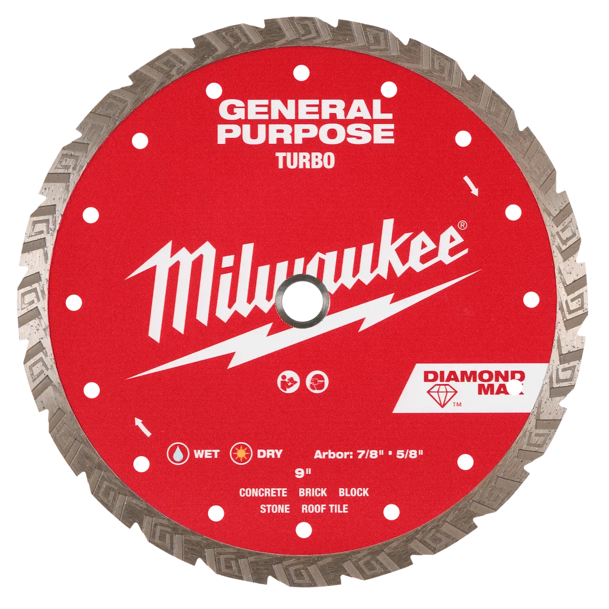 9" DIAMOND MAX™ Turbo, General Purpose Diamond Blade