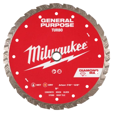 9" DIAMOND MAX™ Turbo, General Purpose Diamond Blade