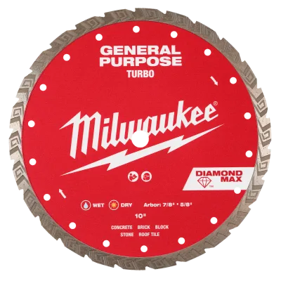 10" DIAMOND MAX™ Turbo, General Purpose Diamond Blade