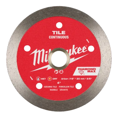 4" DIAMOND MAX™ Continuous, Tile Diamond Blade