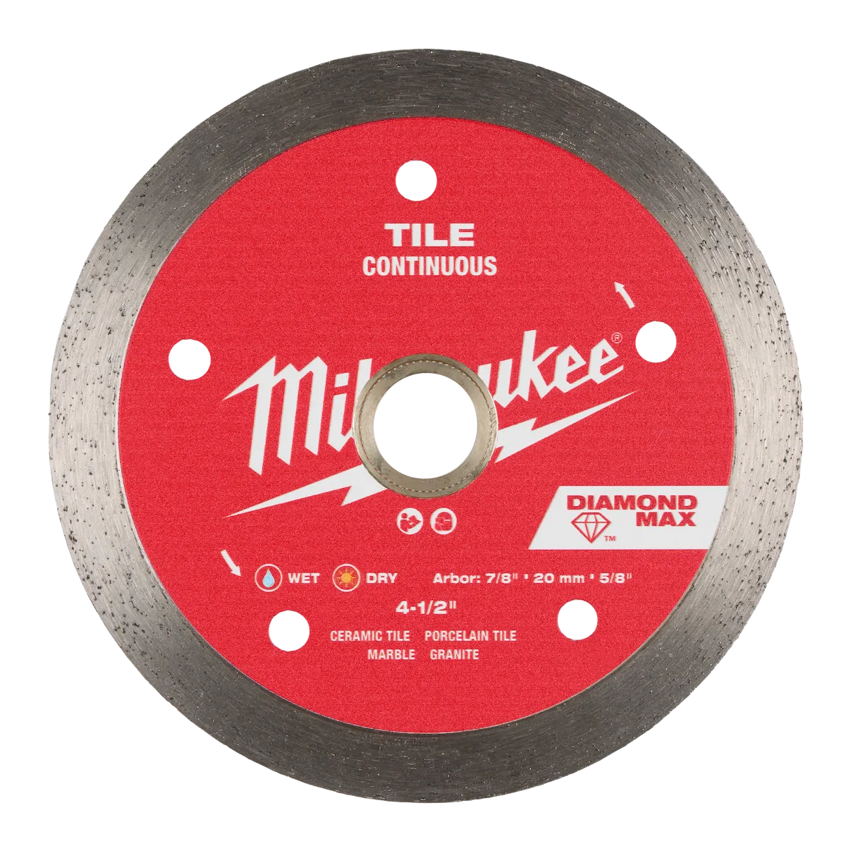 4-1/2" DIAMOND MAX™ Continuous, Tile Diamond Blade