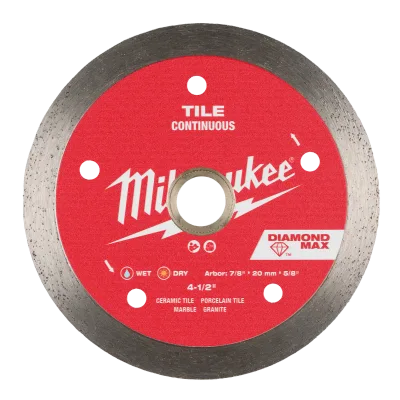 4-1/2" DIAMOND MAX™ Continuous, Tile Diamond Blade