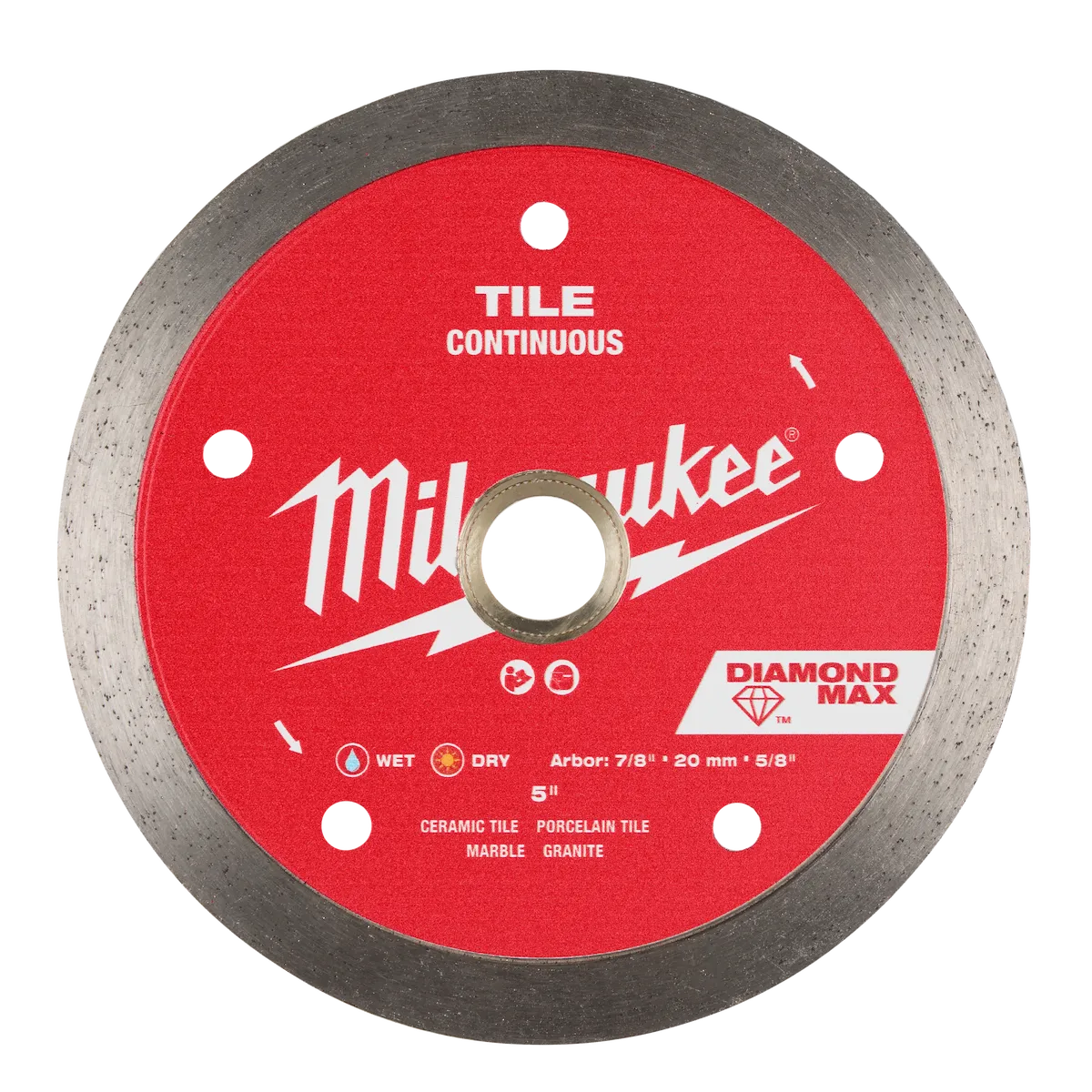 5" DIAMOND MAX™ Continuous, Tile Diamond Blade