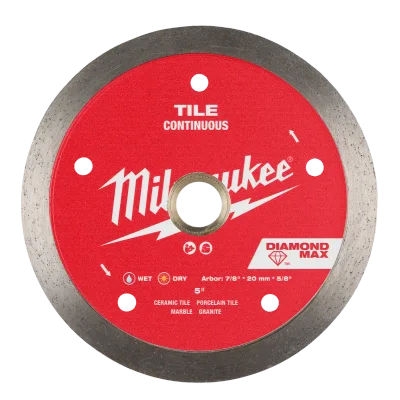 5" DIAMOND MAX™ Continuous, Tile Diamond Blade